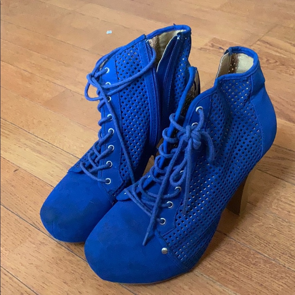 Royal Blue Boots